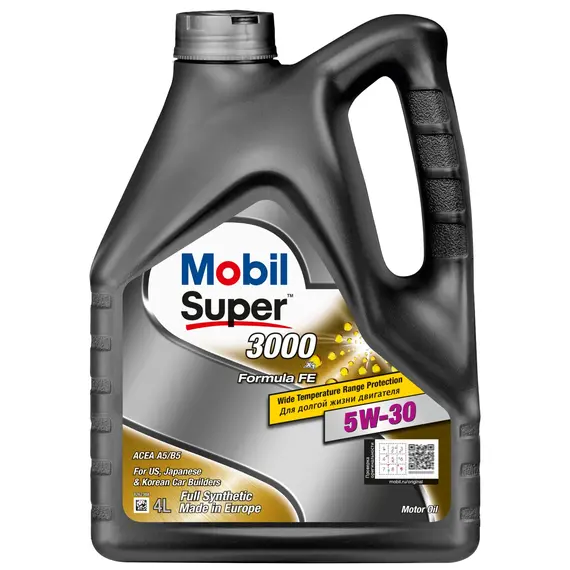 Олива моторна MOBIL Super 3000 x1 Formula FE 5W-30 4 л (152564)