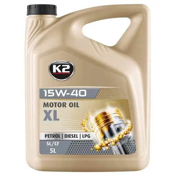 Олива моторна K2 XL SL/CF/CF-4 15W-40 5 л (O2535E)