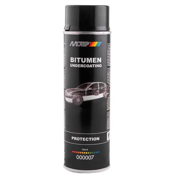 Мастика битумная MOTIP Bitumen Undercoating черная аэрозоль 500 мл (000007)