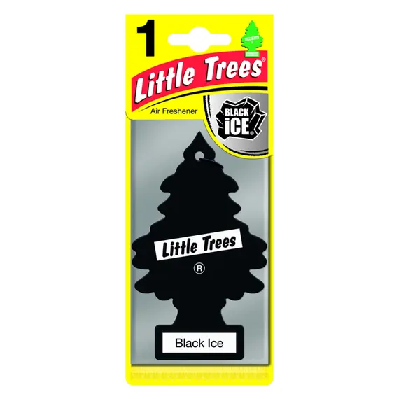 Ароматизатор для салону авто Little Trees "Чорний лід" 5 г (78092)