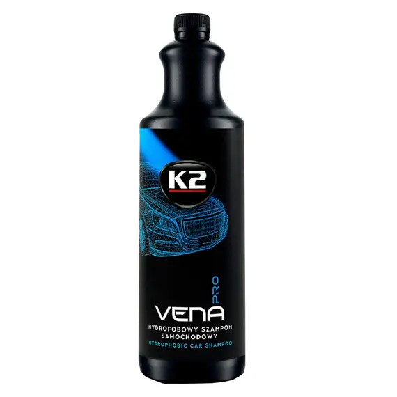 Автошампунь для очищення кузова K2 Vena Pro гідрофобний ручне миття 1 л (D0201)