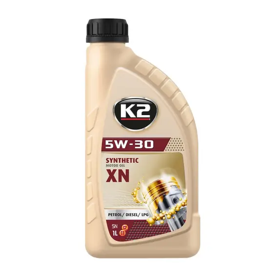 Масло моторное K2 Synthetic OIL SN XN 5W-30 1 л (O1501E)