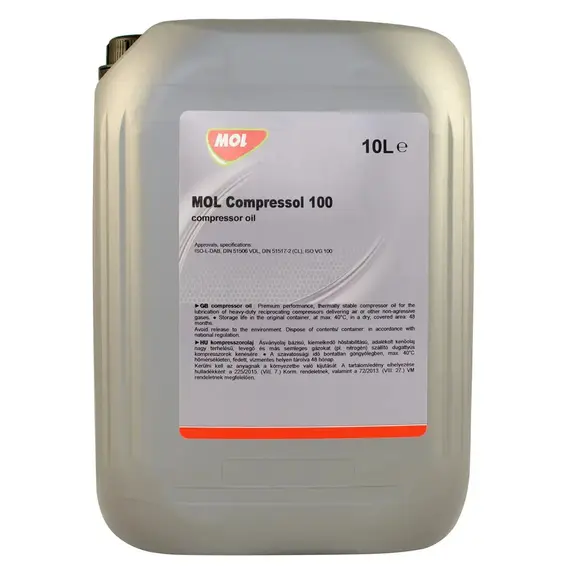 Масло компрессорное MOL Compressol 100 10 л (13302245)