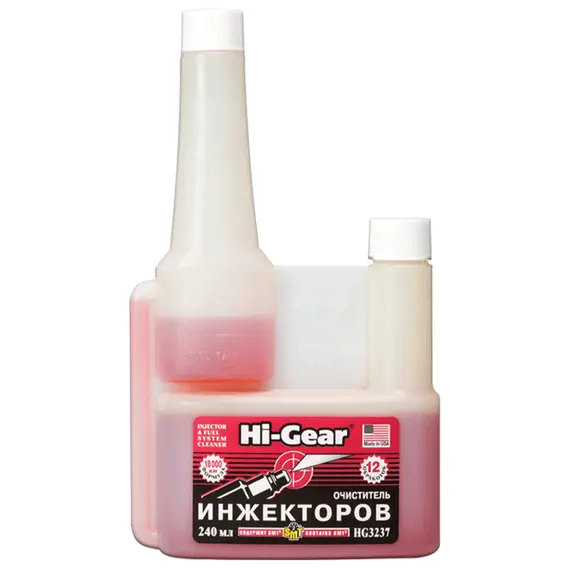 Очиститель инжекторов HI-GEAR с SMT² для бензиновых двигателей 240 мл (HG3237)