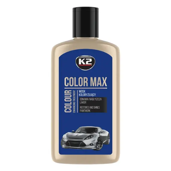 Полироль восковой для кузова K2 Max Color синий 250 мл (K020BLUE)