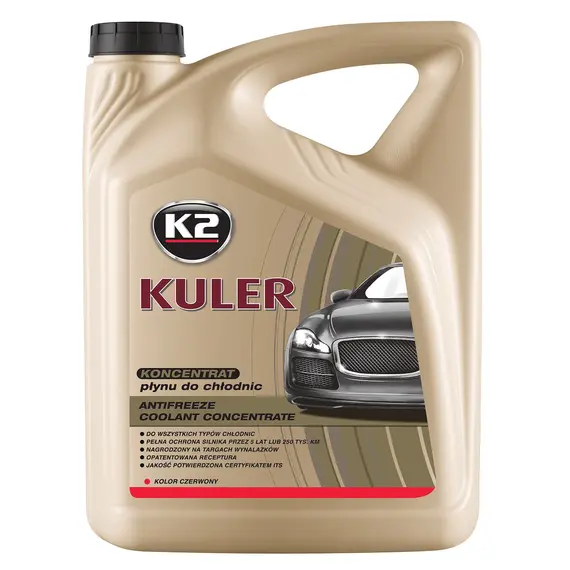 Жидкость охлаждающая K2 Kuler Long Life G12 красная концентрат 5 л (T215C)