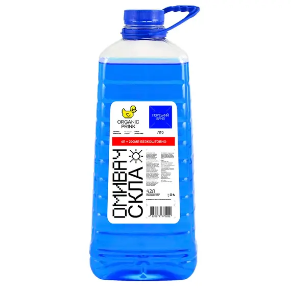 Омыватель стекла летний ORGANIC PRINK "Морской бриз" 4,2 л (011021)