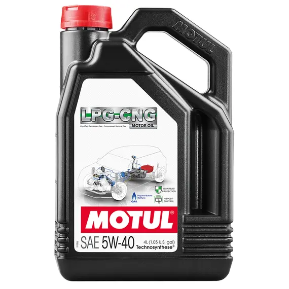 Масло моторное MOTUL LPG-CNG 5W40 4 л (110669/854654)