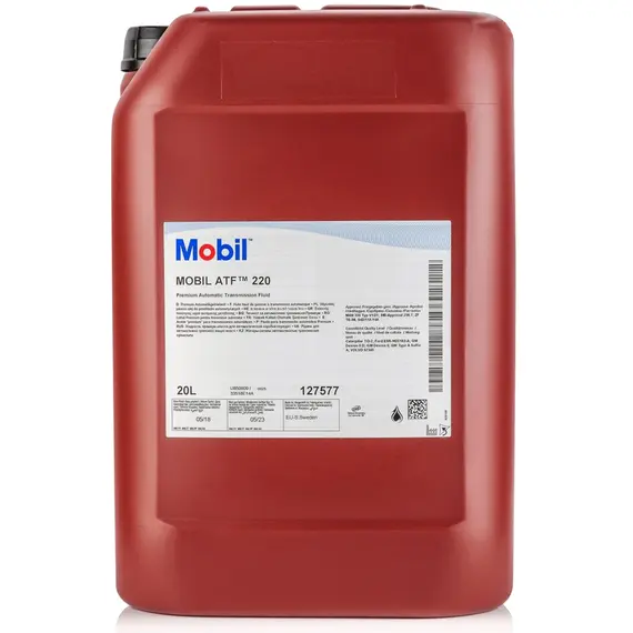 Масло трансмиссионное MOBIL ATF 220 20 л (127577)