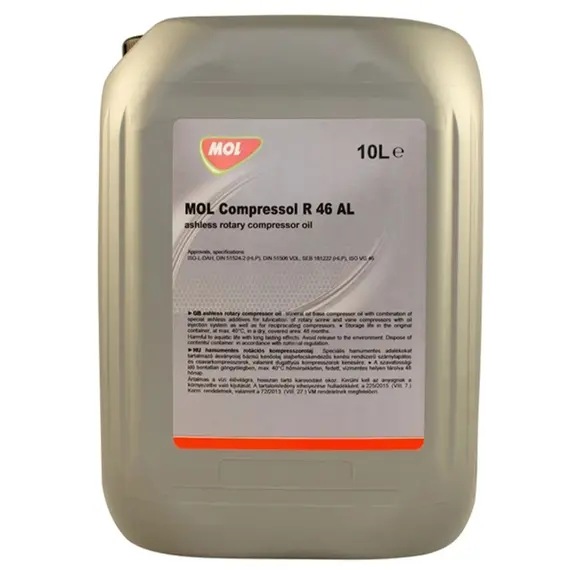 Масло компрессорное MOL Compressol R 46 AL 10 л (13301073)