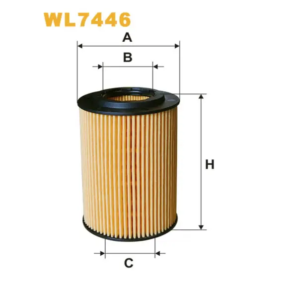 Масляный фильтр Honda Accord IX (08-), Civic VIII, CR-V III Wix Filters (WL7446)