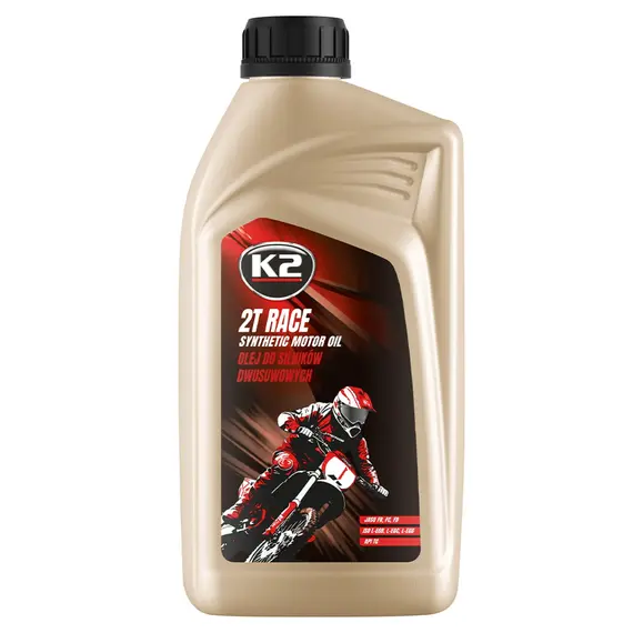 Масло моторное K2 2T RACE 1 л (O528RED1E)