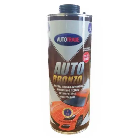 Мастика бітумно-каучукова Autotrade Autobit бронза під пістолет 1,3 кг