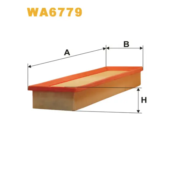 Фильтр воздуха Citroen Berlingo II, C2, C3, C3 II; Peugeot 1007, 207, Partner II Wix Filters (WA6779)