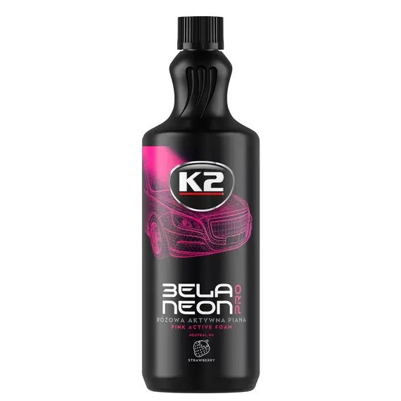 Активна піна K2 Bela Pro Neon для очищення кузова полуниця 1 л (D0151)