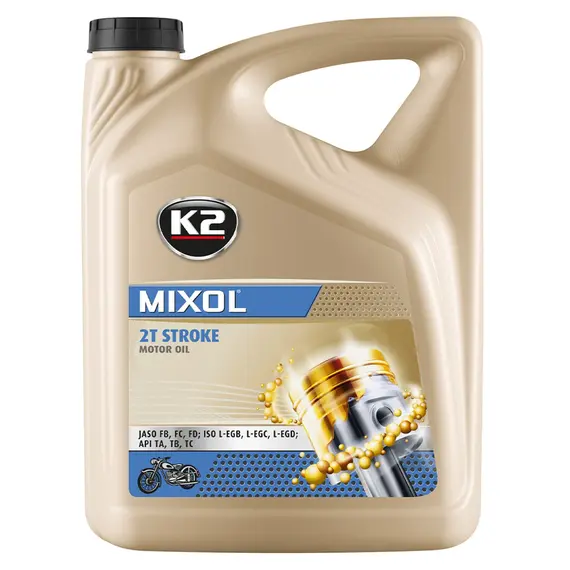 Олива моторна K2 2T Stroke Oil Mixol 5 л (O5295E)