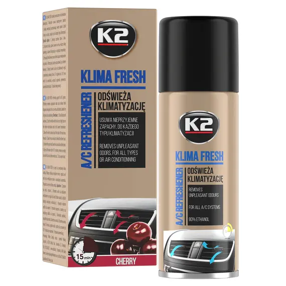 Очиститель системы кондиционирования K2 Klima Fresh "Вишня" 150 мл (K222CH)