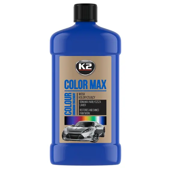 Полироль восковой для кузова K2 Max Color синий 500 мл (K025NI)