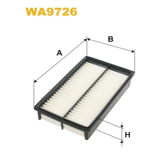 Фильтр воздуха Mazda CX-7, 3 (BL), 5 (CW) Wix Filters (WA9726)