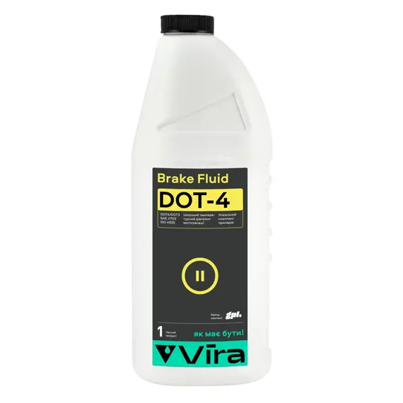 Жидкость тормозная VIRA Brake Fluid DOT-4 1 л (VI1002)