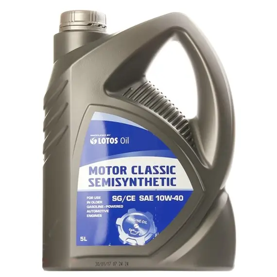Масло моторное LOTOS Motor Classic Semisynthetic SG/CE 10W-40 4 л (WG-K402440-0H0)