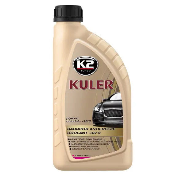 Жидкость охлаждающая K2 Kuler Long Life -35 °C G13 розовая 1 л (T201R)