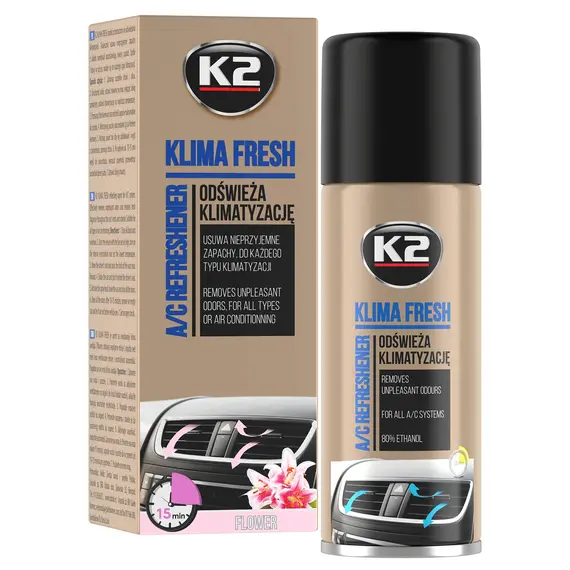 Очищувач системи кондиціонування K2 Klima Fresh "Квітка" 150 мл (K222FL)