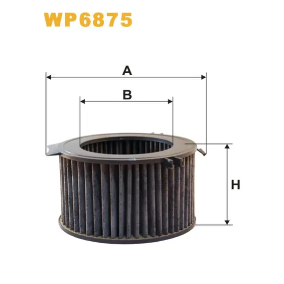 Фільтр салона Wix Filters (WP6875) (Volkswagen Caravelle (T4), Transporter (T4))