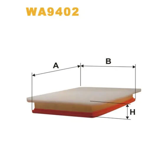 Фільтр повітря Opel Combo B, Corsa C, Meriva A, Tigra II; Vauxhall Combo B, Corsa MK Wix Filters (WA9402)