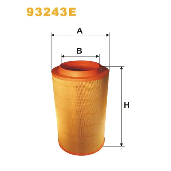 Фильтр воздуха Daf CF85; Ginaf X-Series Wix Filters (93243E)