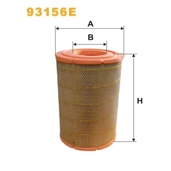 Фильтр воздуха M.A.N. L2000/L2000 Evolution, LE, M2000/M2000 Evolution, ME; Steyr (S Wix Filters (93156E)