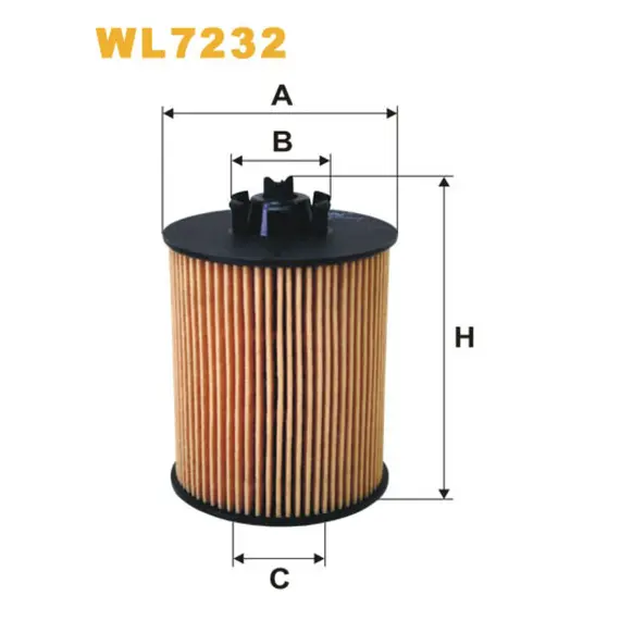 Масляный фильтр Opel Agila, Astra Classic II, Astra G (Astra II), Astra H (Astra III), Co Wix Filters (WL7232)