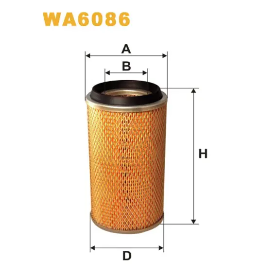 Фильтр воздуха Volkswagen LT 28, LT 31, LT 35, LT 40, LT 45 Wix Filters (WA6086)