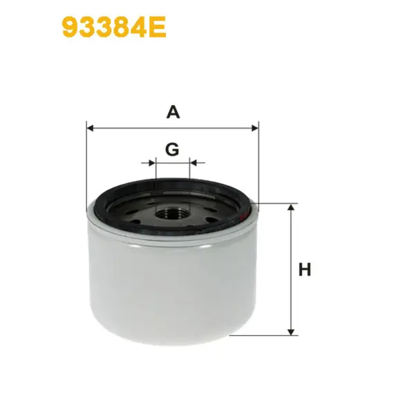 Фильтр воздуха Iveco - Turbocharger VGT (= 49458) Wix Filters (93384E)