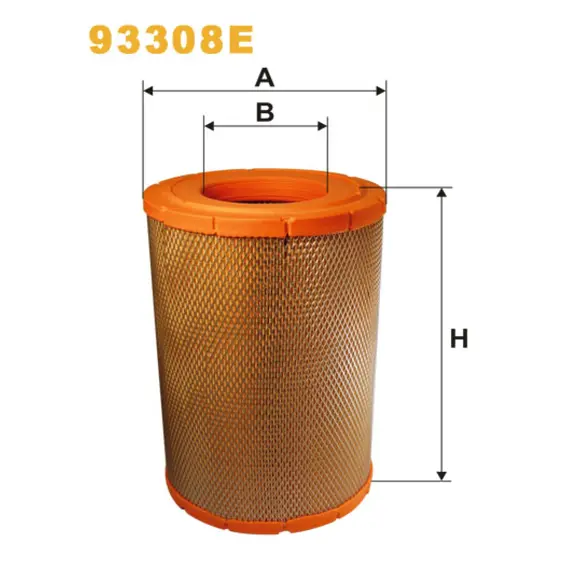 Фильтр воздуха Renault (RVI) Midlum II Wix Filters (93308E)