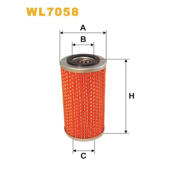 Фильтр масла Citroen; Leyland; Renault (RVI); Sava; Alsthom; Armourweld; Aveling Barfo Wix Filters (WL7058)