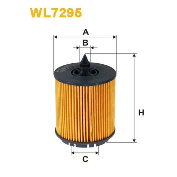 Масляный фильтр Alfa Romeo 159, Brera; Fiat Croma II; Opel Astra G, Insignia, Vectra B/C, Wix Filters (WL7295)