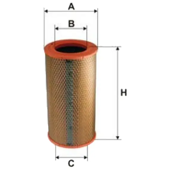 Фільтр повітря Daf XF105 Wix Filters (93329E)