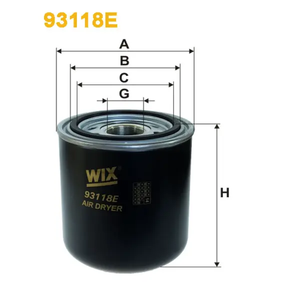 Фильтр воздуха Astra; Bova; Daf; Evobus (Mercedes Bus/Setra); Iveco; Kaessbohrer; Le Wix Filters (93118E)