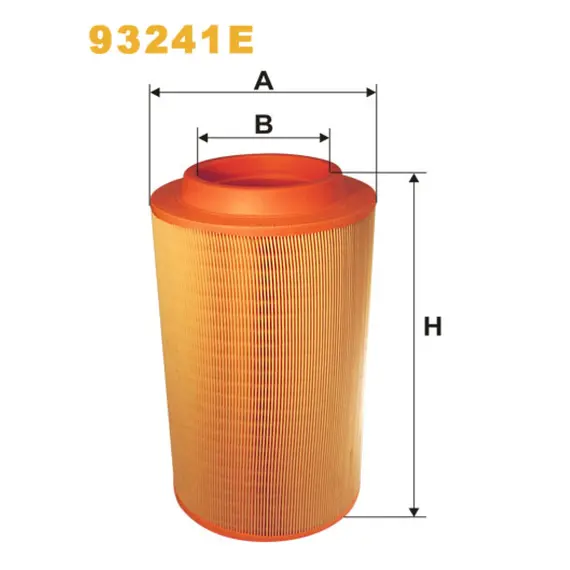Фильтр воздуха Atlas AB 05; Bomag Bw; Massey Ferguson-Tractors 6400 Wix Filters (93241E)