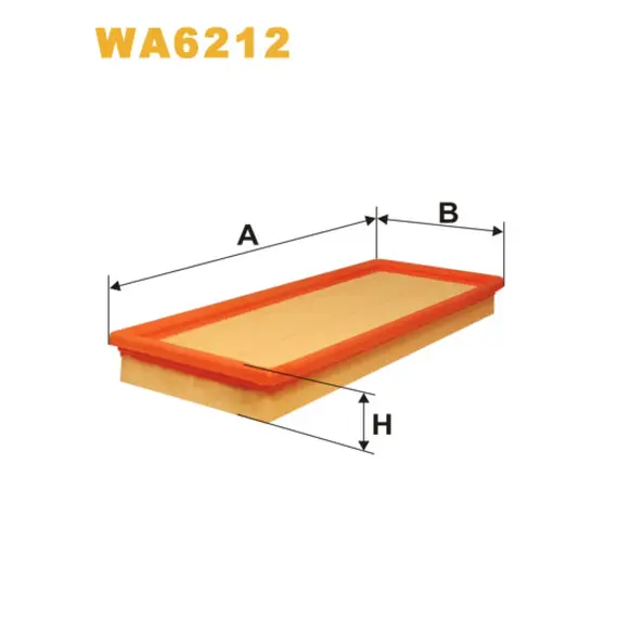 Фільтр повітря Opel Ascona B, Manta A, Manta B, Rekord E; Talbot Horizon, Solara, Ta Wix Filters (WA6212)