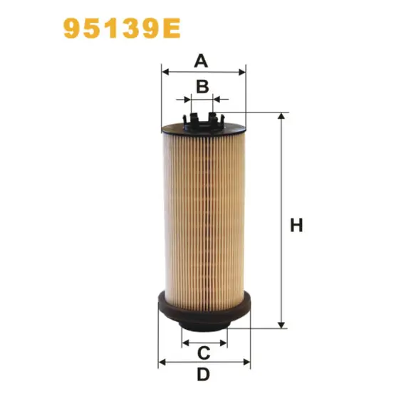 Фильтр топливный WIX FILTERS Daf, Ginaf X-Series, Temsa (95139E)