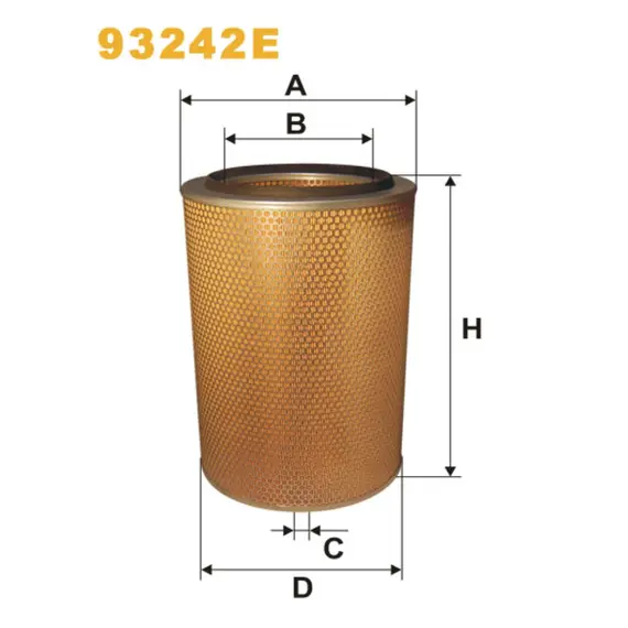 Фильтр воздуха Iveco Euro Trakker Wix Filters (93242E)