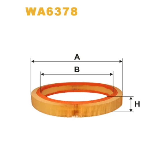 Фільтр повітря Mercedes 190, 200, 230 Wix Filters (WA6378)