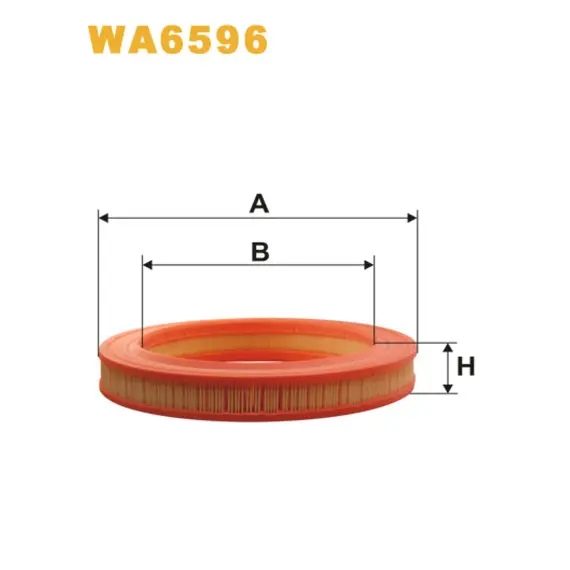 Фільтр повітря Mercedes 190, 200 Wix Filters (WA6596)