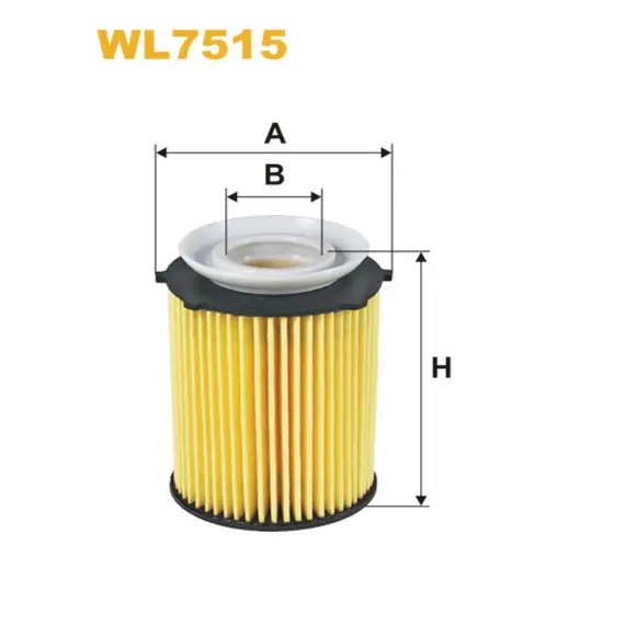 Масляный фильтр Mercedes A (W176), B (W246), C (W204/S204), C (W205/S205), CLA (C117), E Wix Filters (WL7515)