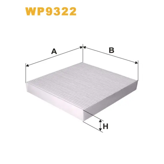 Фільтр повітря Citroen C-Crosser, C4 Aircross; Isuzu D-Max; Mitsubishi ASX, Lancer V Wix Filters (WP9322)