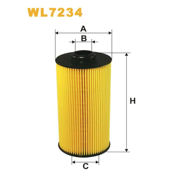 Масляный фильтр Bentley Arnage; BMW Serie 5 (E34), Serie 5 (E39), Serie 7 (E38), Serie 8 Wix Filters (WL7234)