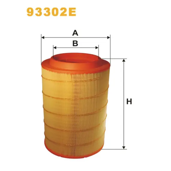 Фильтр воздуха Daf 65 CF, CF65, CF75; Ginaf X-Series Wix Filters (93302E)