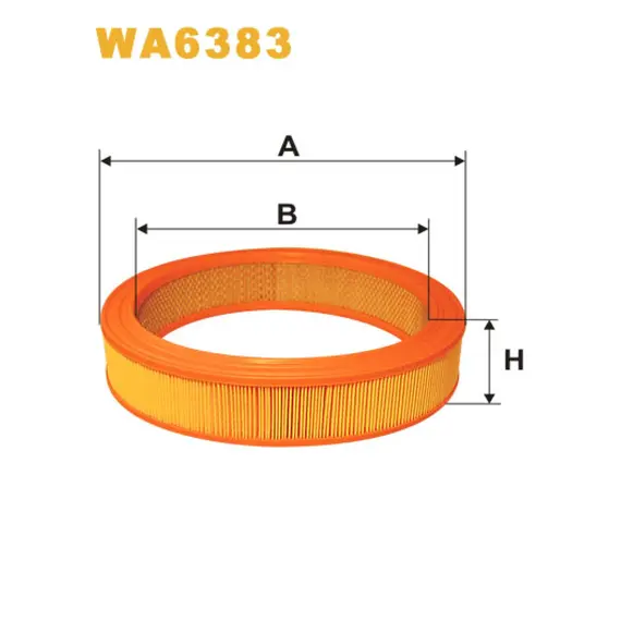Фільтр повітря Audi 100, 50, 80; Seat Arosa, Cordoba, Ibiza II/III, Inca; Skoda Favo Wix Filters (WA6383)